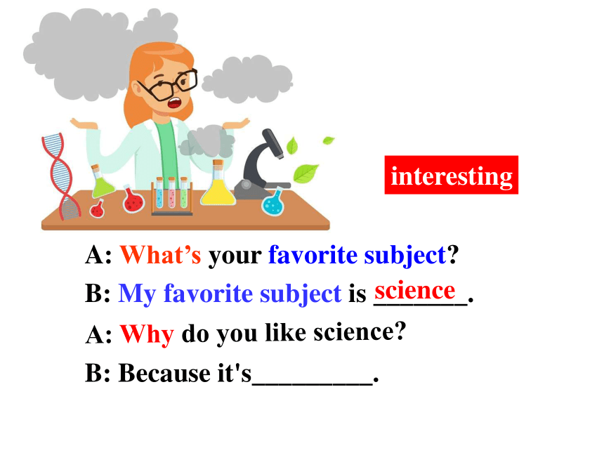 Unit 9 My favorite subject is science. SectionA 2a-2c课件 +嵌入音频(共23张PPT ...