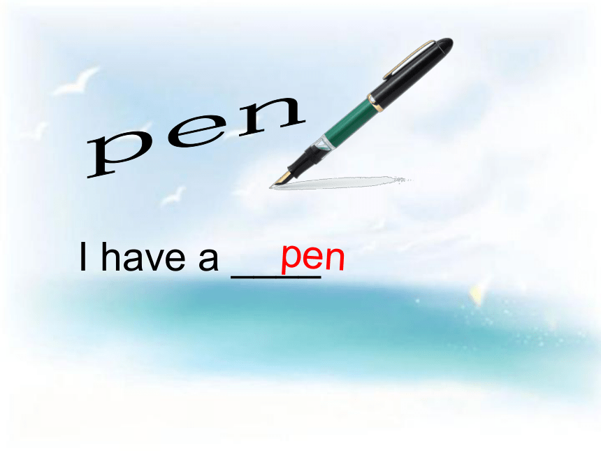 Unit 5 Lesson 2 I Have a new pen 课件