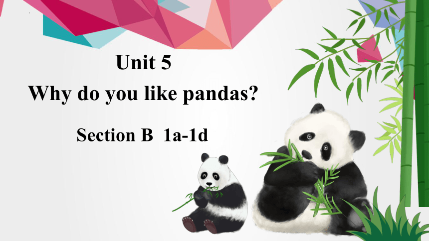 人教版七年级下册Unit 5 Why Do You Like Pandas? Section B 1a-1d 课件 (共23张PPT，无音频 ...