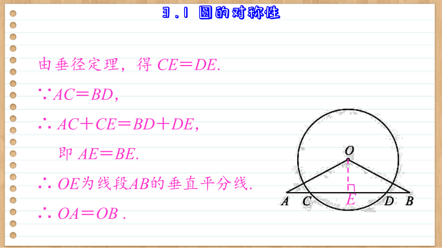 3.1  圆的对称性  初中数学九年级上册青岛版课件(共67张PPT)