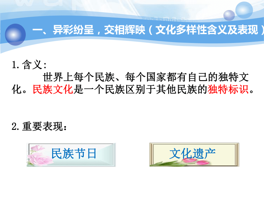 3.1 世界文化的多样性 课件25张PPT