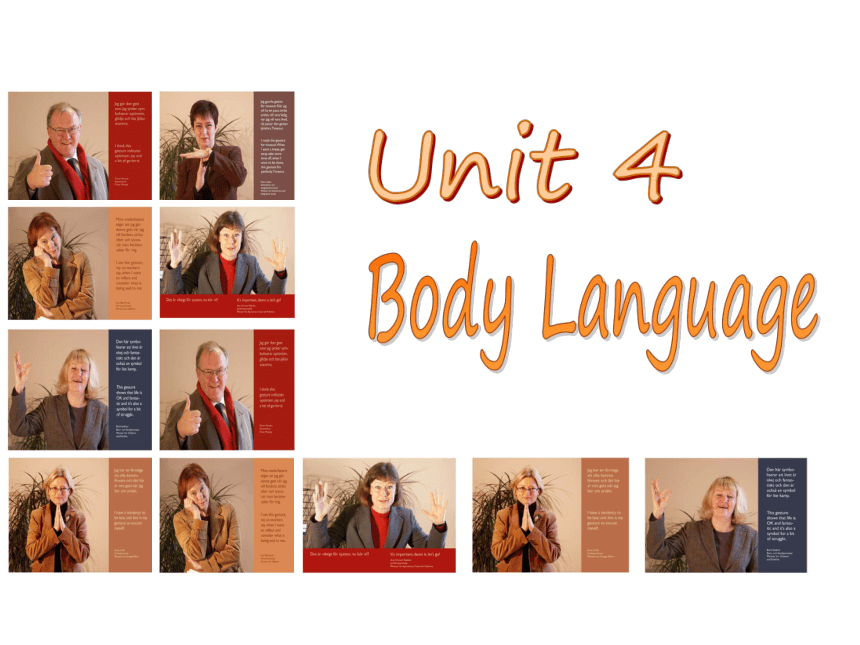 人教版高中英语必修四 unit 4 Body language warming up&reading 课件(共32张PPT)