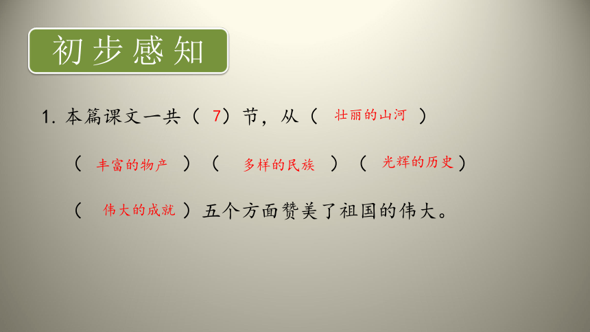 苏教版 六年级上册  我们爱你啊，中国  课件 (共44张PPT)