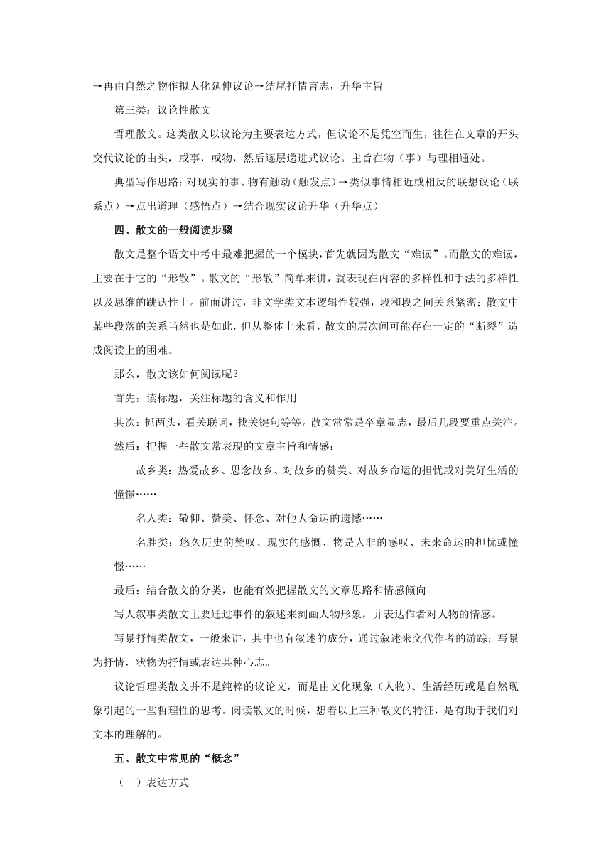 02 散文知识介绍－2023-2024学年七年级语文上册知识（考点）梳理与能力训练（学案）-21世纪教育网