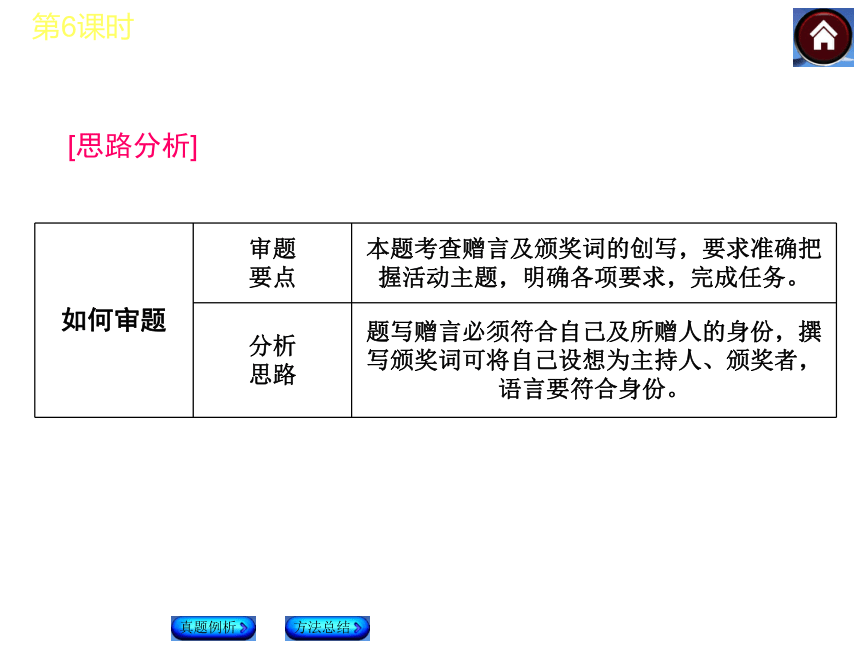 【中考复习方案 福州】2015届中考语文复习课件：第6课时 综合性学习 活动方案设计（共23张PPT）