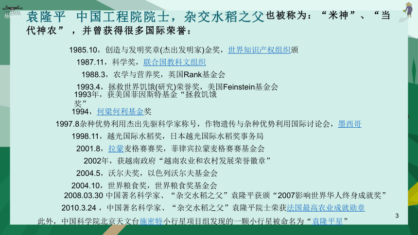 主题班会：我心目中的英雄—袁隆平 课件（28ppt）