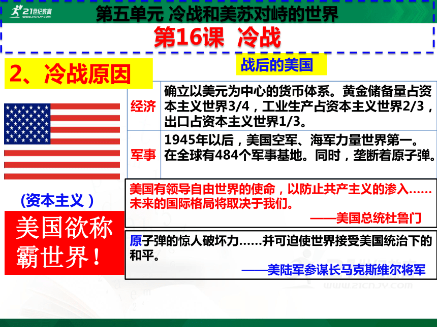 第16课 冷战 课件（共37张PPT）