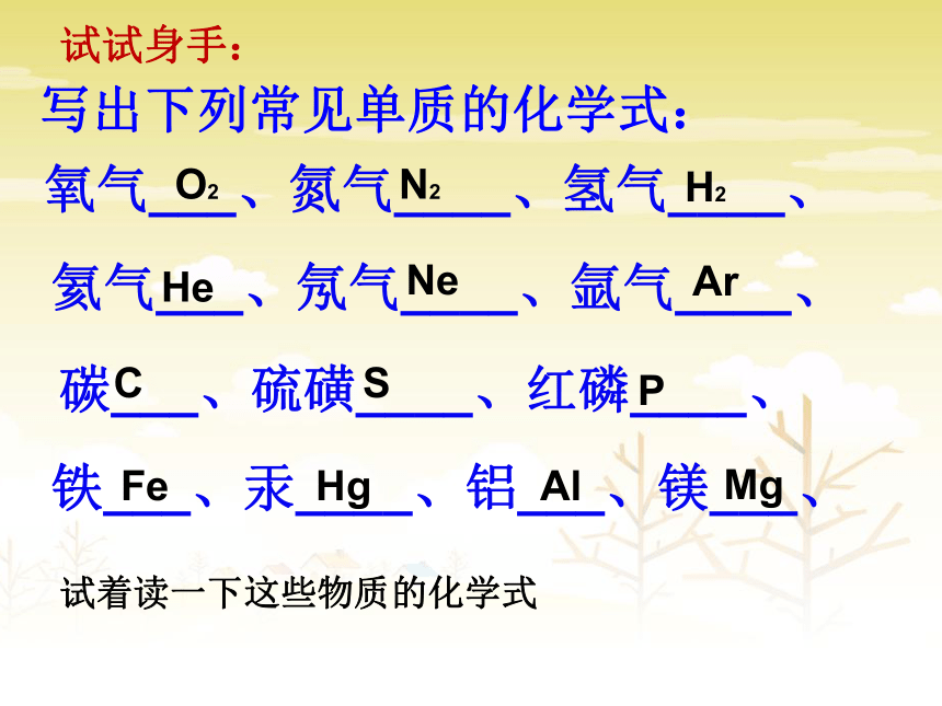 物质构成的奥秘第三节第一课时化学式及其意义（21张）