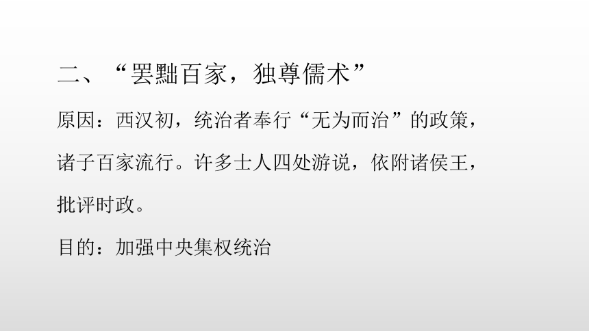 人教部编版七年级历史上册第12课汉武帝巩固大一统王朝课件(共28张PPT)