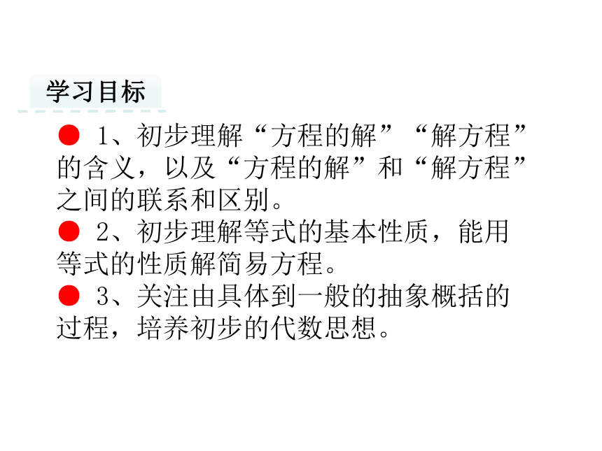 等式的性质和解方程（1）课件 (共21张PPT)