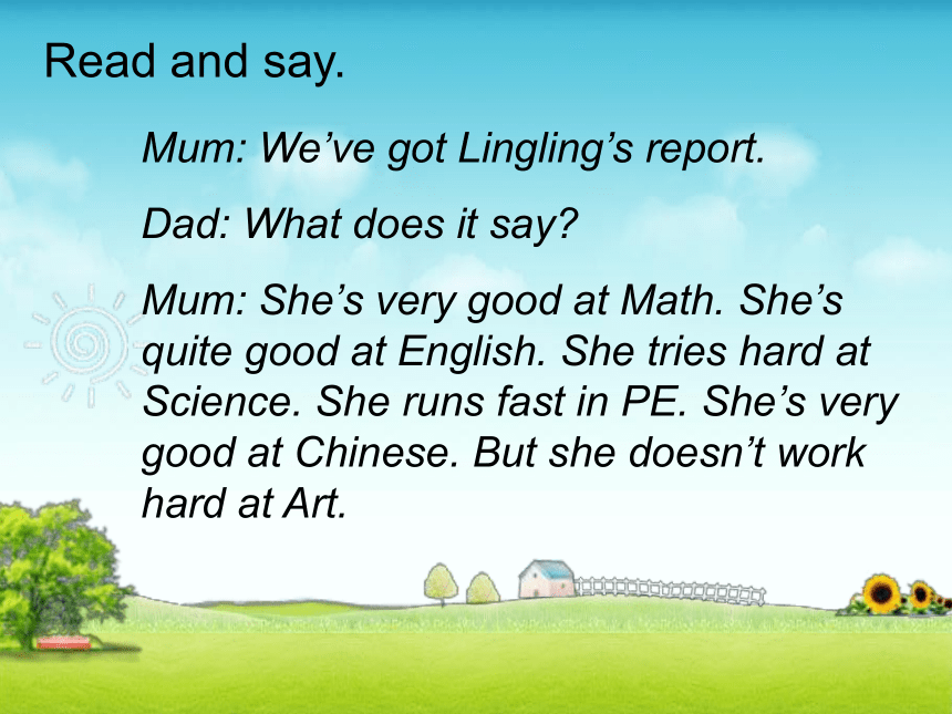 Unit 2 She’s quite good at English 课件