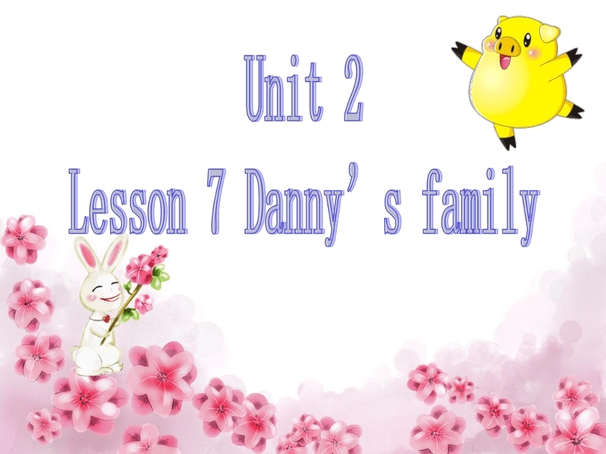 Lesson 7 Danny’s Family 课件
