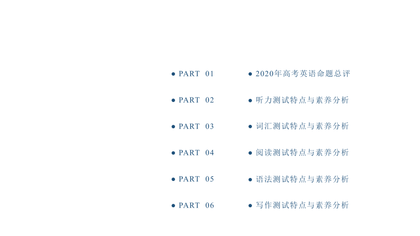 2020年高考英语试题分析 课件（49张ppt）