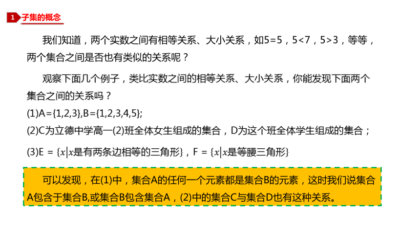 数学人教A版（2019）必修第一册1.2集合间的基本关系（共21张ppt）