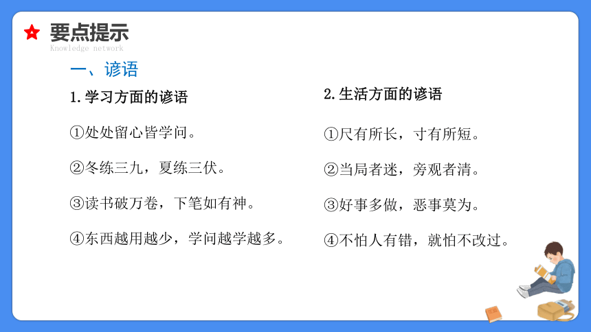 【必考考点】2021年小升初总复习专题六俗语谚语歇后语对联名言警句课件（共60张PPT）