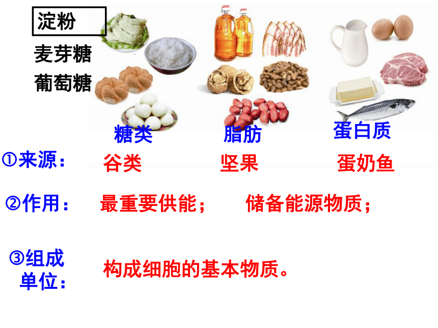 济南版七下生物 1.1食物的营养成分 课件（26张PPT）