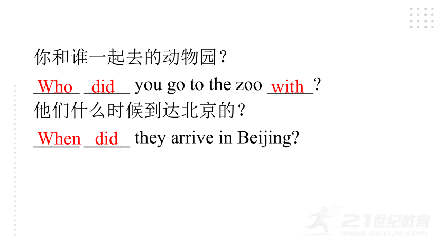 Unit 12 What did you do last weekend? Section A (Grammar Focus-3c)课件（共33张PPT）