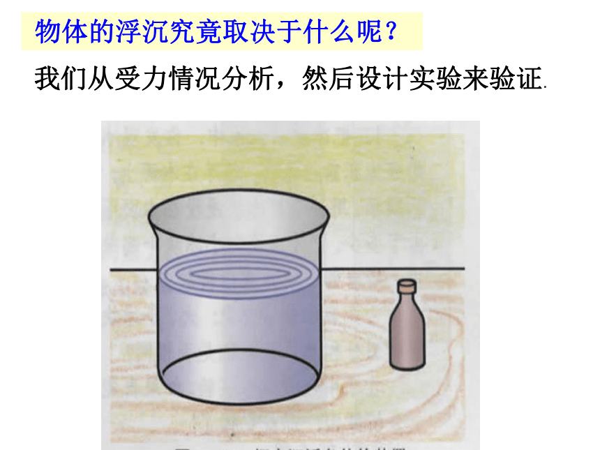 物理（沪粤版）八年级下册课件：《9.3 研究物体的沉浮条件》 （共24张PPT）