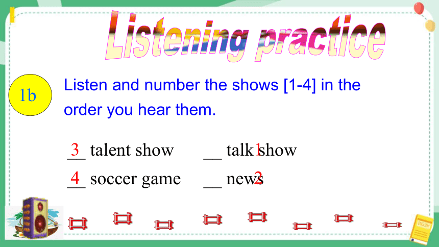 Unit 5 Do You Want To Watch A Game Show? SectionA( 2a-2d）课件(共29张PPT)-21 ...