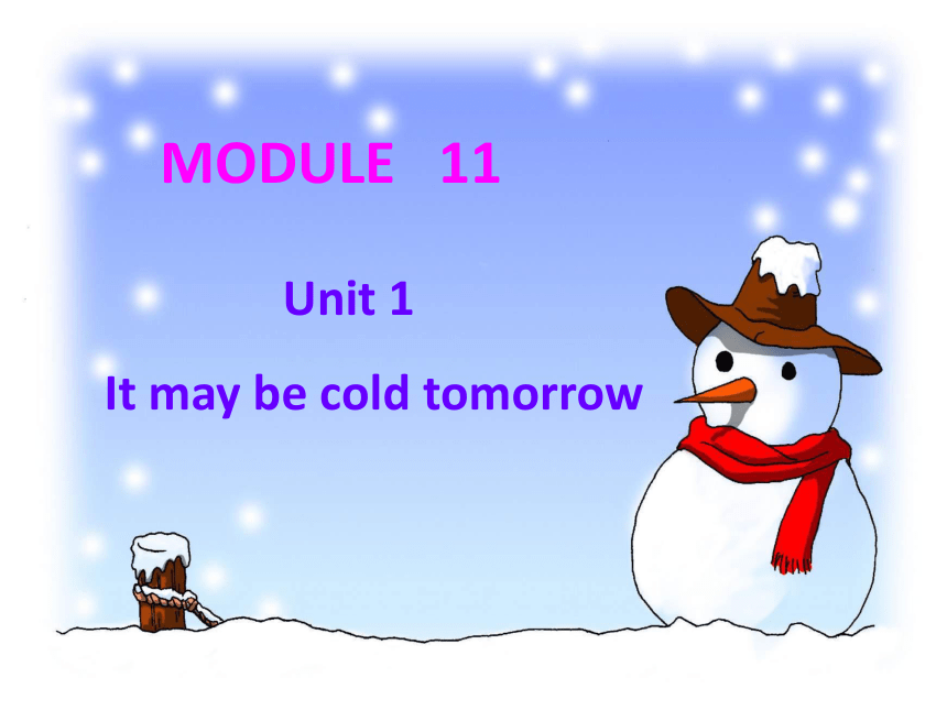 Module 11 The weather 全模块