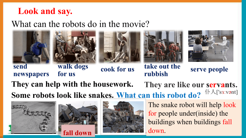 Unit 7 Will People Have Robots？Section B（2a-2e）课件(共53张PPT)-21世纪教育网