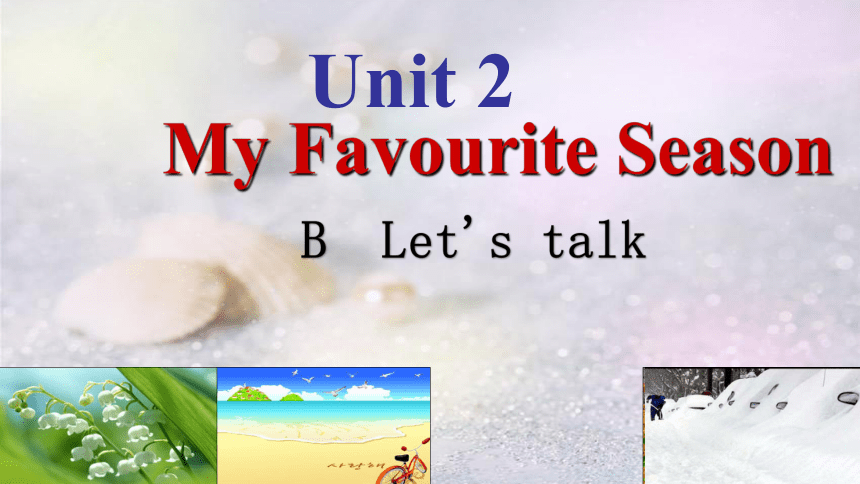 Unit 2 My Favourite Season Part B Let's Talk课件(共24张PPT)-21世纪教育网