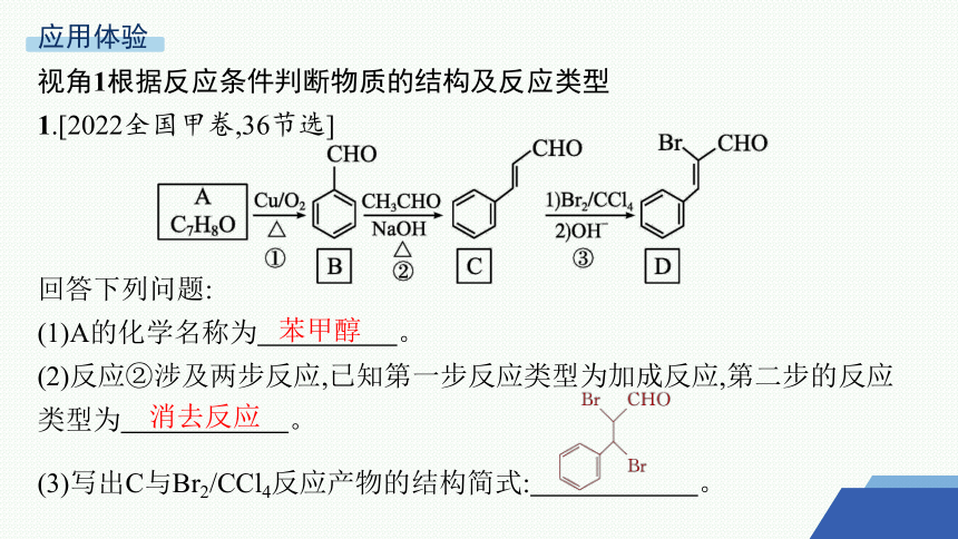 微专题7　有机推断的解题策略课件(共45张PPT) 2023-2024学年高二化学人教版选择性必修3