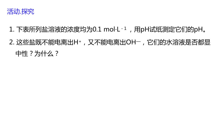 3.2.2 盐类水解的原理  课件 (共20张PPT)  2023-2024学年高二上学期化学鲁科版（2019）选择性必修1