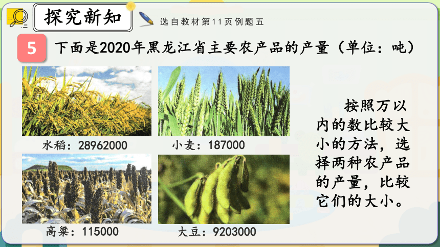 人教版四年级数学上册1.5《亿以内数的大小比较》课件(共16张PPT)