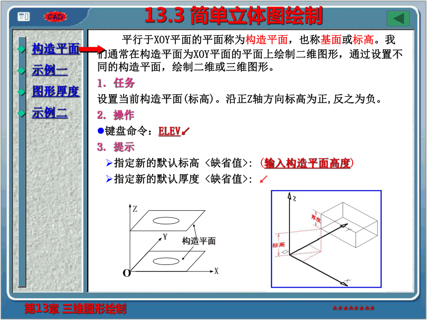 第13章  基本三维图形绘制 课件(共90张PPT)- 《AutoCAD2014实用绘图教程》同步教学（苏州大学·2019）