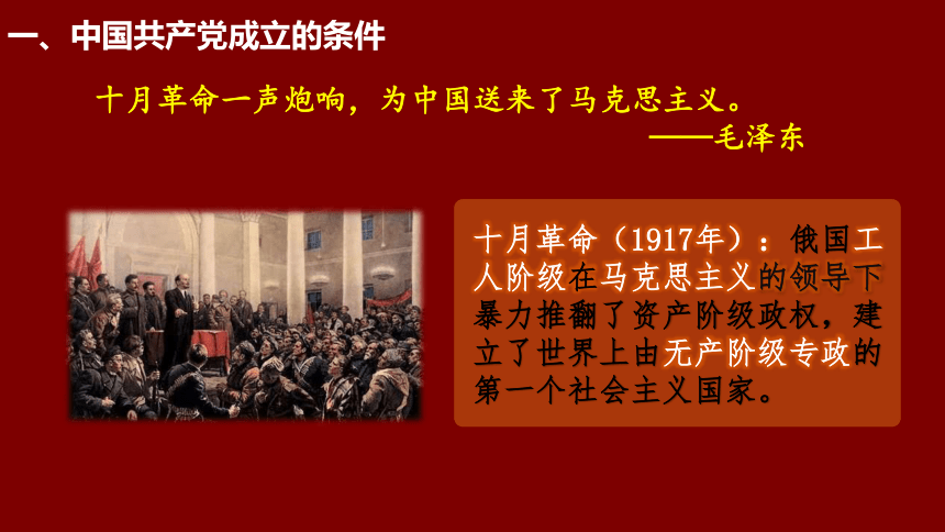 第14课 中国共产党的诞生 课件