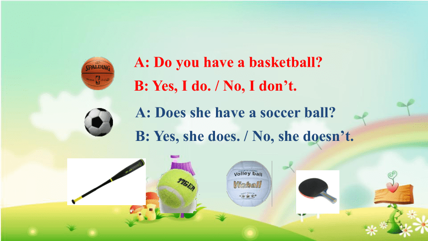 Unit 5 Do you have a soccer ball? Grammar-3c 课件(共22张PPT)人教版英语七年级上册