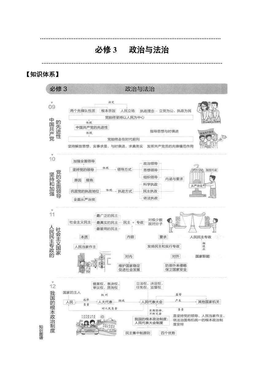 第一单元 中国共产党的领导 学案（含解析）2024年高中政治学业水平（合格等级）考试复习一本通（统编版）