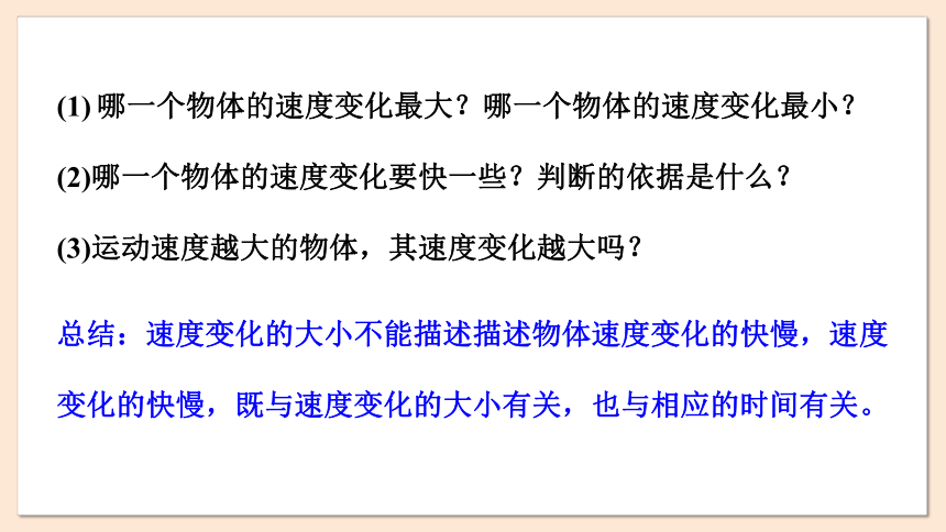 1.5 加速度 课件 2023-2024学年高一物理粤教版必修第一册（17张ppt)