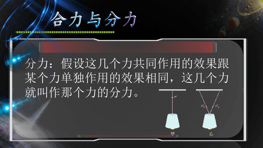 人教版（2019）必修一第三章4.4力的合成与分解同步教学课件(共30张PPT)