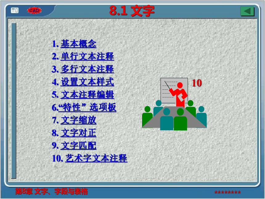 第8章 文字、字段与表格 课件(共66张PPT)- 《AutoCAD2014实用绘图教程》同步教学（苏州大学·2019）