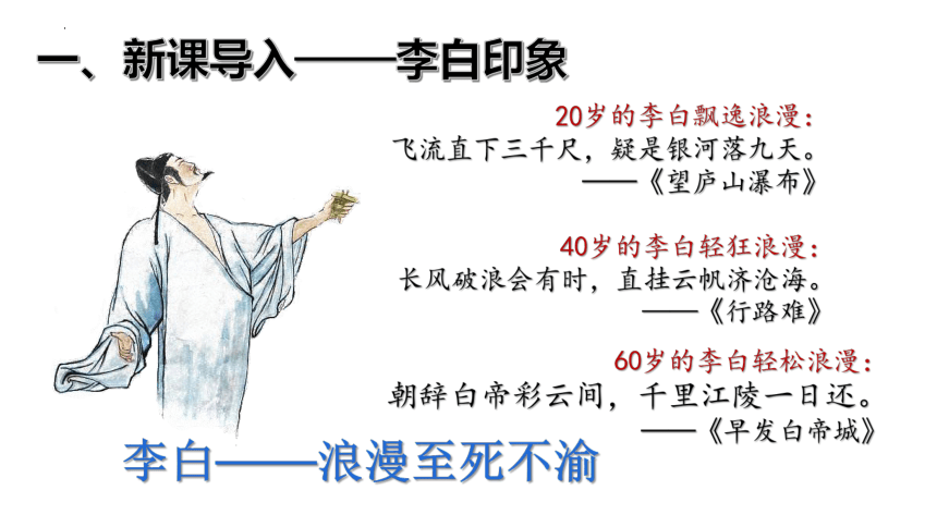 古诗词诵读《将进酒》课件(共22张PPT) 统编版高中语文选择性必修上册