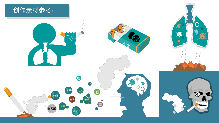 世界无烟日绘画比赛创作思路讲解课件(共18张PPT)