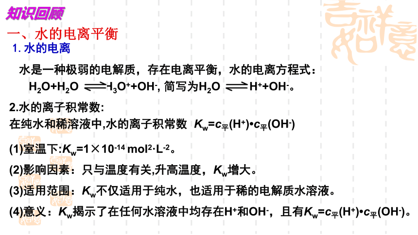 2024届高考化学一轮复习 课件：第8章第25讲  水与水溶液 溶液的酸碱性  课件(共48张PPT)