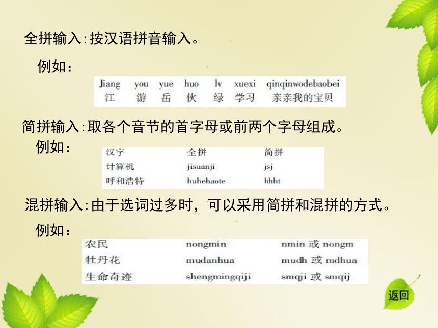 中职 语文出版社《计算机录入技术》模块14 拼音的输入方法 课件(共17张PPT)
