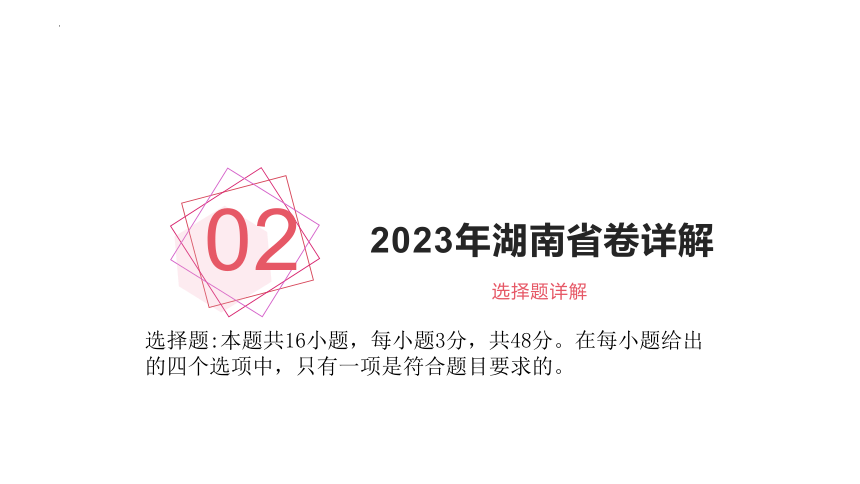 2023年高考历史真题完全解读（湖南卷）课件 (共36张PPT)