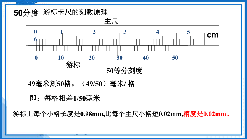 11.3.1专题  游标卡尺和螺旋测微器的使用 课件(共71张PPT) 高中物理人教版2019必修第三册