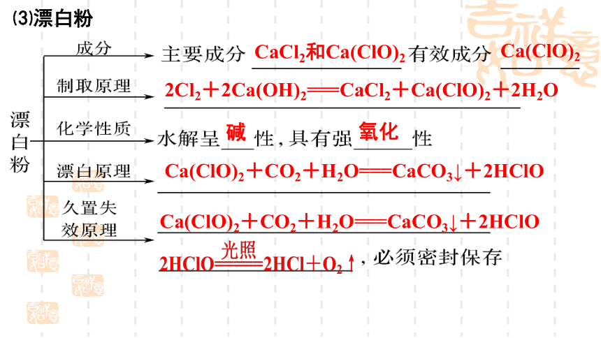 2024届高考化学一轮复习课件（共51页）：第1章第2讲氯及其化合物、卤族元素