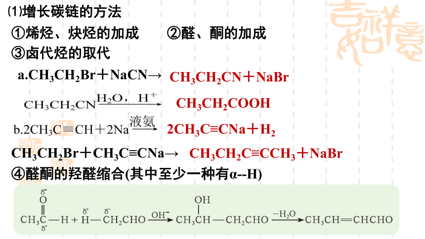 3.1.1有机化合物的合成 课件(共20张PPT)-鲁科版（2019）高中化学选择性必修3