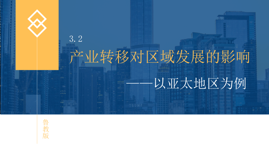 3.2 产业转移对区域发展的影响——以亚太地区为例课件（共37页PPT）-2023-2024学年高二地理（鲁教版2019选择性必修2）