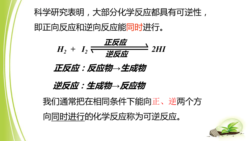 6.1.2 化学反应限度 课件(共20张PPT) 苏教版（2019）高一化学必修第二册