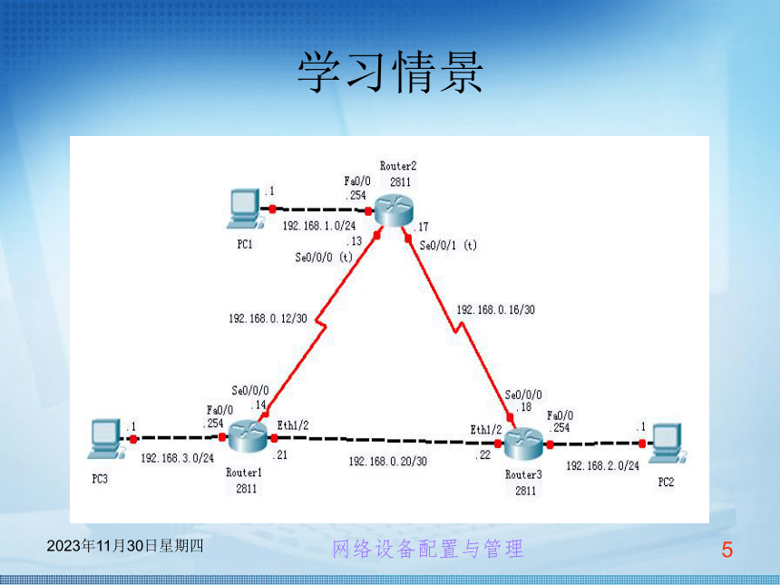 第13章 静态路由 课件(共17张PPT)《交换机路由器配置与管理任务教程 》（高教版）