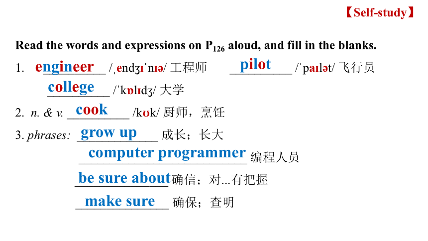 Unit 6 I'm going to study computer science.  SectionA  2a-2d课件 +嵌入音频(共13张PPT)