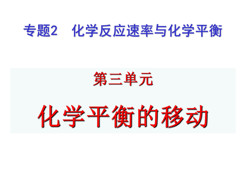 2.3.1化学平衡的移动（浓度、压强） 课件(共24张PPT)-苏教版（2019）选择性必修1