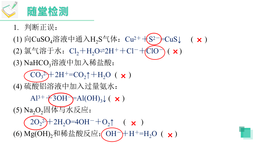 1.2.3 离子反应的应用-高一化学课件（人教版2019必修第一册）(共25张PPT)